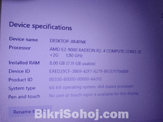 Lenovo laptop argent sell